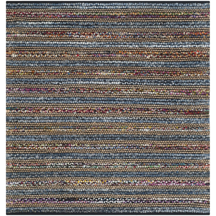 SAFAVIEH Cape Cod CAP361A Handwoven Blue / Multi Rug Image 1