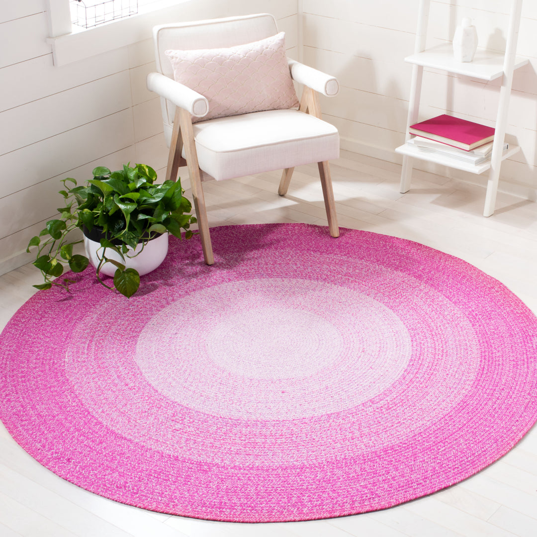 SAFAVIEH Cape Cod CAP242Q Handwoven Red / Pink Rug Image 2