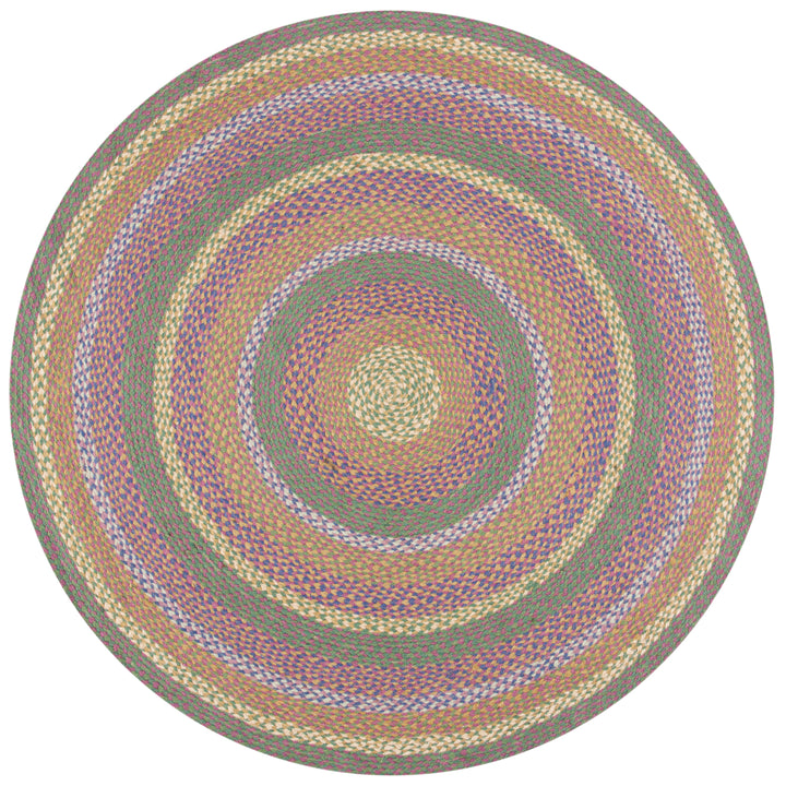 SAFAVIEH Cape Cod CAP241Y Handwoven Green / Pink Rug Image 4