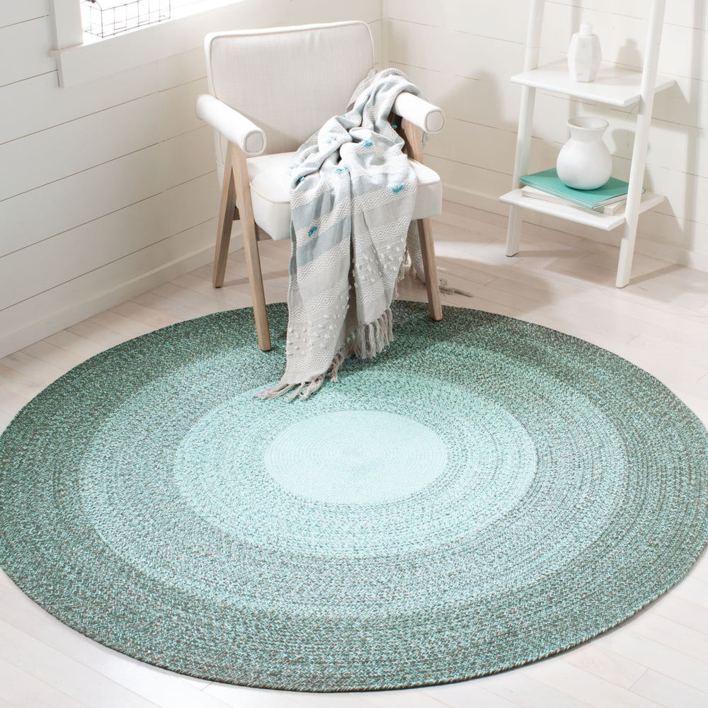 SAFAVIEH Cape Cod Collection CAP242Y Handwoven Green Rug Image 2