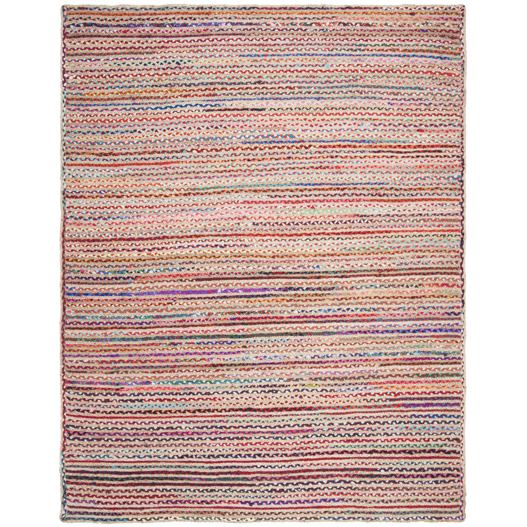 SAFAVIEH Cape Cod CAP251A Handwoven Natural / Multi Rug Image 1