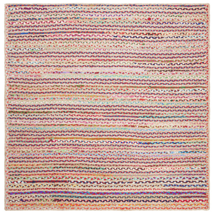 SAFAVIEH Cape Cod CAP251A Handwoven Natural / Multi Rug Image 1