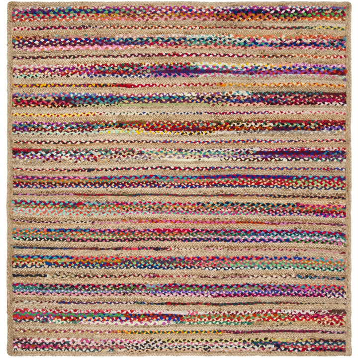 SAFAVIEH Cape Cod CAP303A Handwoven Natural / Multi Rug Image 4