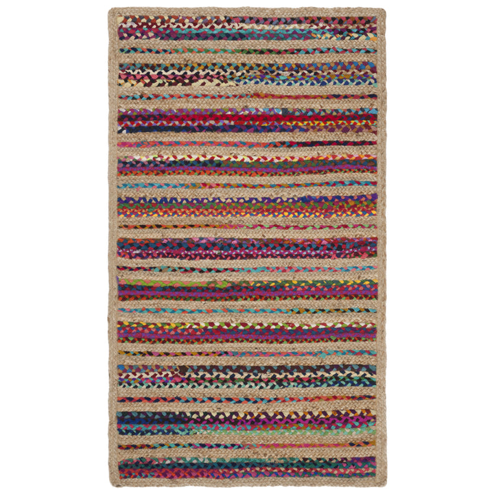 SAFAVIEH Cape Cod CAP303A Handwoven Natural / Multi Rug Image 6