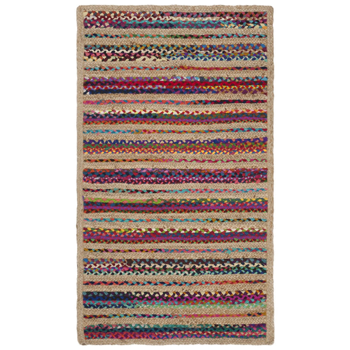 SAFAVIEH Cape Cod CAP303A Handwoven Natural / Multi Rug Image 1