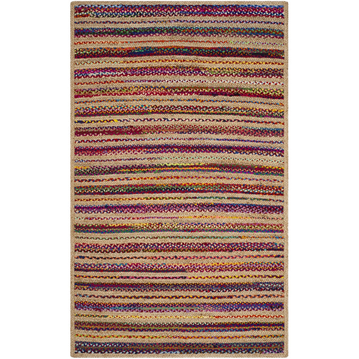 SAFAVIEH Cape Cod CAP303A Handwoven Natural / Multi Rug Image 7