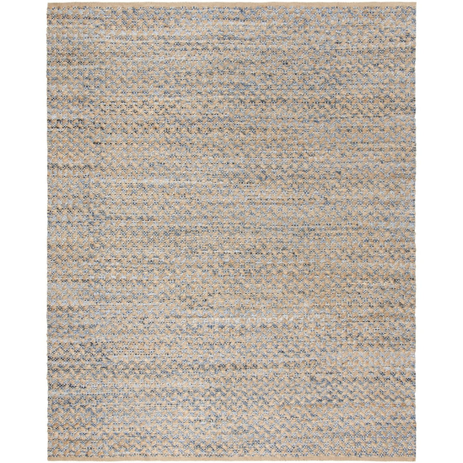 SAFAVIEH Cape Cod CAP305M Handwoven Blue / Natural Rug Image 1