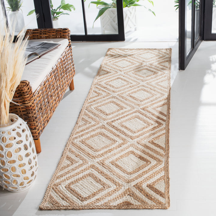 SAFAVIEH Cape Cod CAP304A Handwoven Natural / Ivory Rug Image 2