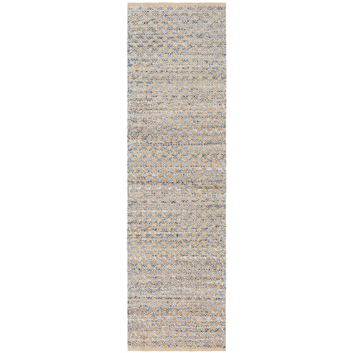 SAFAVIEH Cape Cod CAP305M Handwoven Blue / Natural Rug Image 3