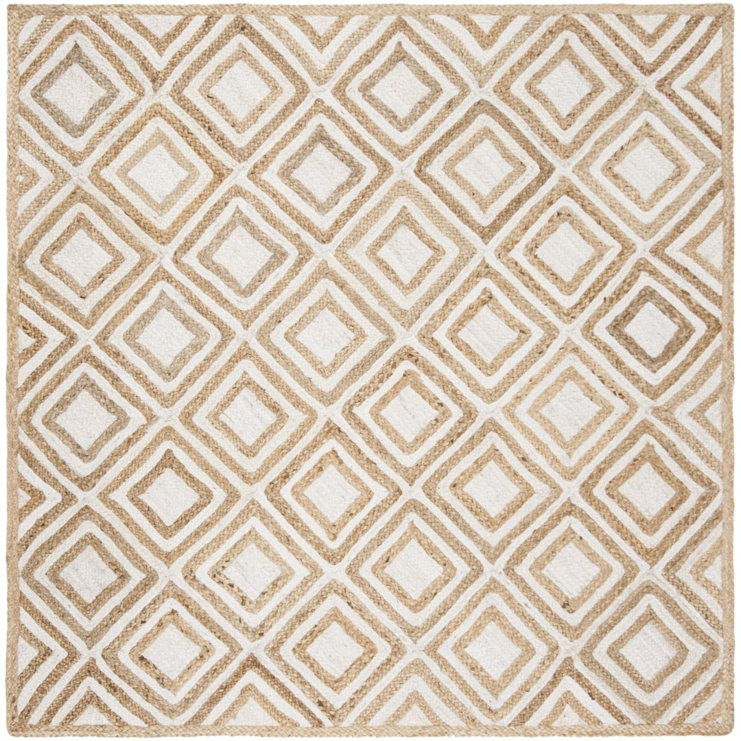 SAFAVIEH Cape Cod CAP304A Handwoven Natural / Ivory Rug Image 1