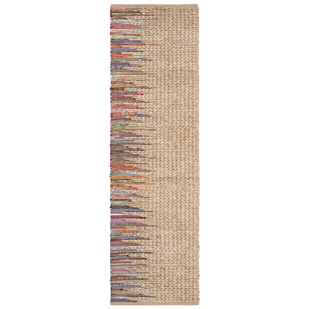 SAFAVIEH Cape Cod CAP308B Handwoven Natural / Multi Rug Image 3