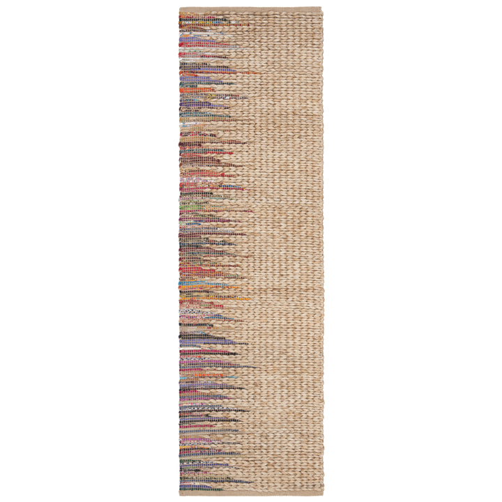 SAFAVIEH Cape Cod CAP308B Handwoven Natural / Multi Rug Image 3