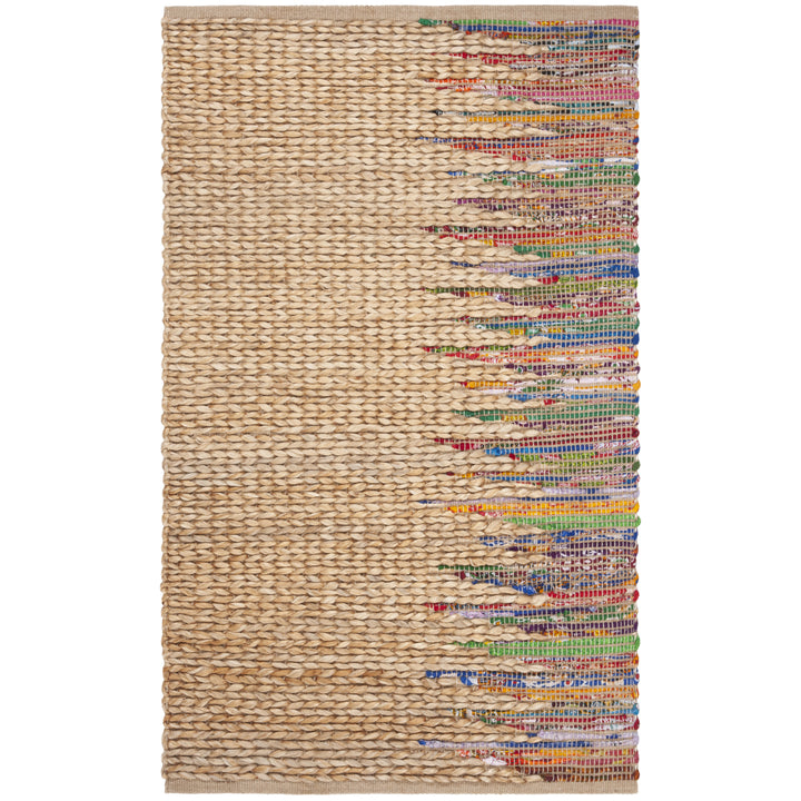 SAFAVIEH Cape Cod CAP308B Handwoven Natural / Multi Rug Image 6