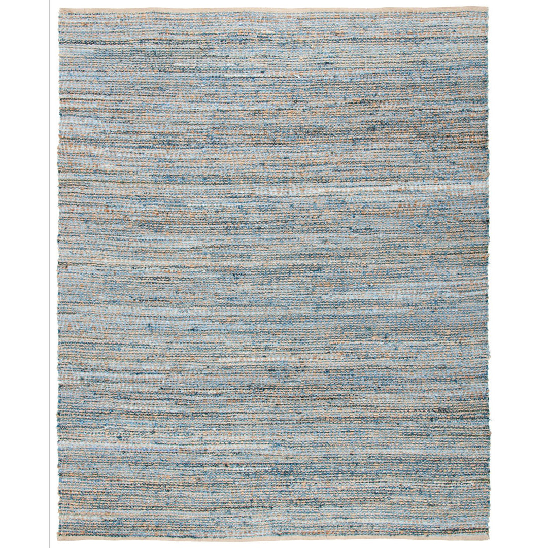 SAFAVIEH Cape Cod CAP351A Handwoven Natural / Blue Rug Image 2