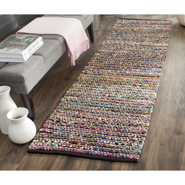 SAFAVIEH Cape Cod Collection CAP360A Handwoven Multi Rug Image 2