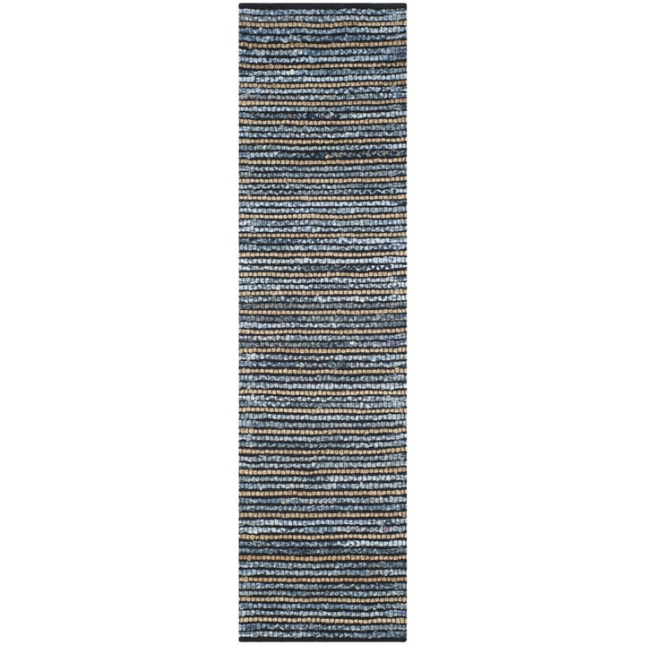 SAFAVIEH Cape Cod CAP363A Handwoven Blue / Natural Rug Image 1