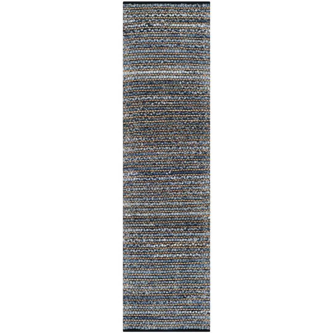 SAFAVIEH Cape Cod Collection CAP365A Handwoven Blue Rug Image 3