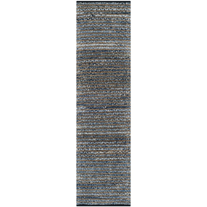 SAFAVIEH Cape Cod Collection CAP365A Handwoven Blue Rug Image 1