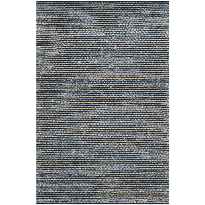 SAFAVIEH Cape Cod CAP363A Handwoven Blue / Natural Rug Image 9