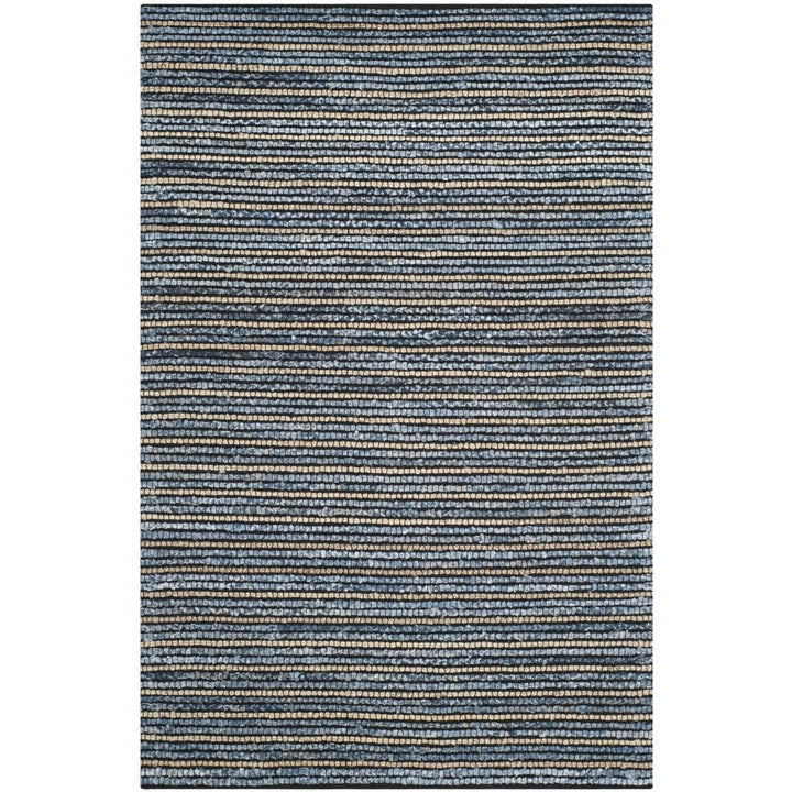 SAFAVIEH Cape Cod CAP363A Handwoven Blue / Natural Rug Image 1