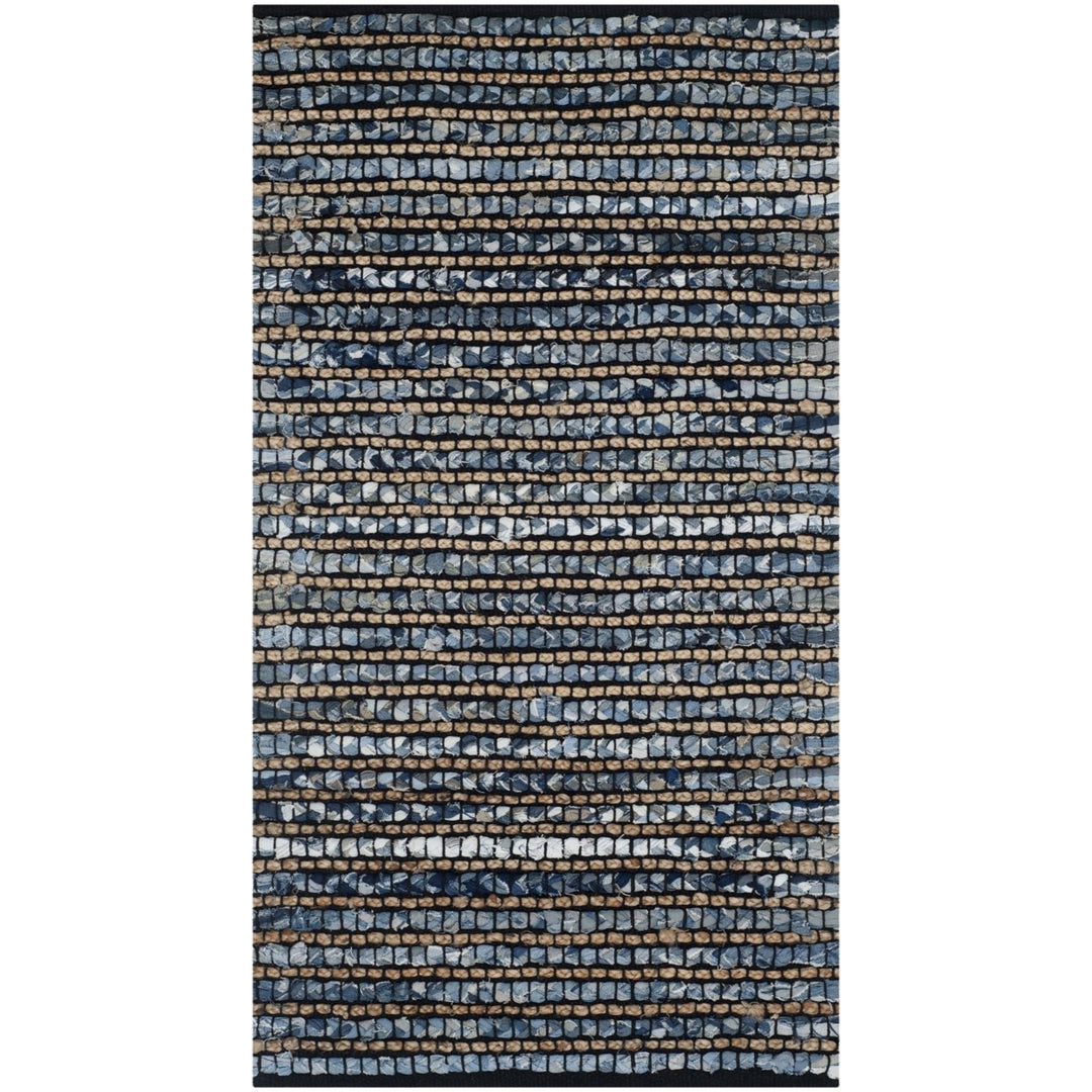 SAFAVIEH Cape Cod Collection CAP365A Handwoven Blue Rug Image 5