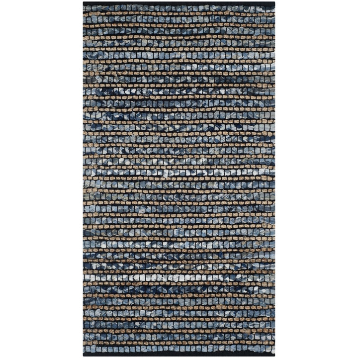 SAFAVIEH Cape Cod Collection CAP365A Handwoven Blue Rug Image 5