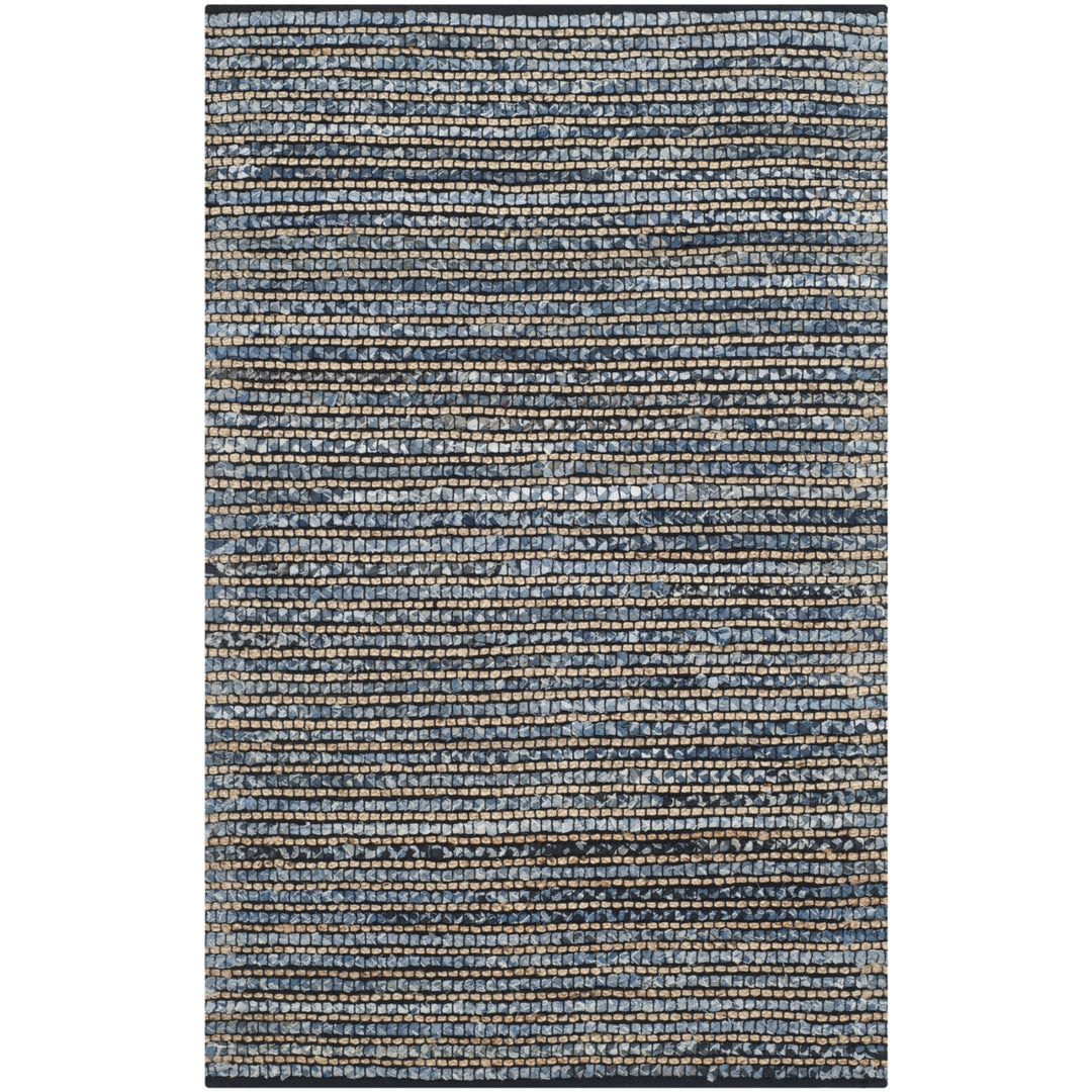 SAFAVIEH Cape Cod Collection CAP365A Handwoven Blue Rug Image 6