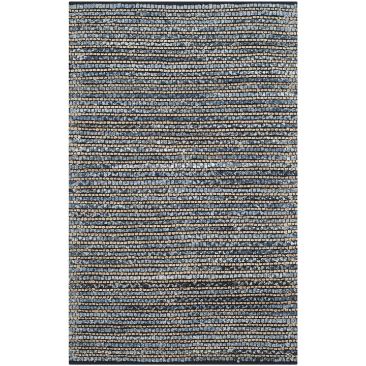 SAFAVIEH Cape Cod Collection CAP365A Handwoven Blue Rug Image 6