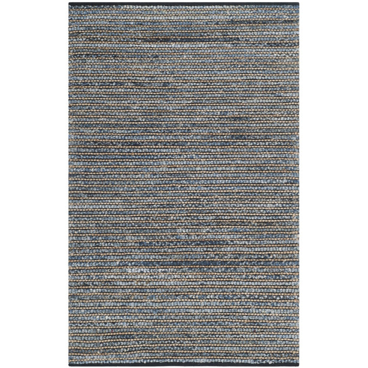 SAFAVIEH Cape Cod Collection CAP365A Handwoven Blue Rug Image 1