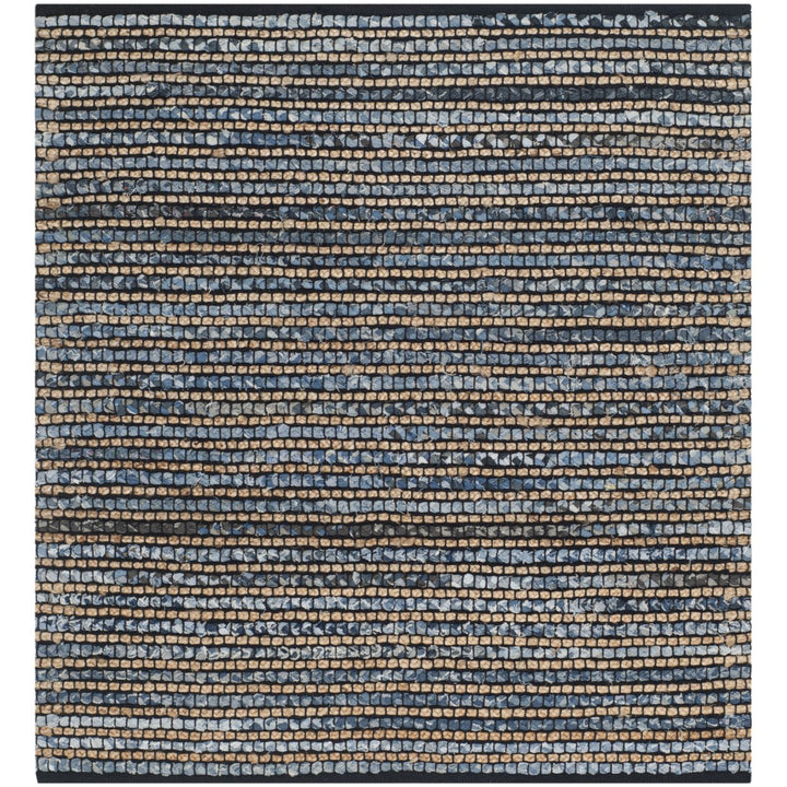 SAFAVIEH Cape Cod Collection CAP365A Handwoven Blue Rug Image 1