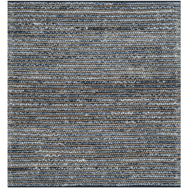 SAFAVIEH Cape Cod Collection CAP365A Handwoven Blue Rug Image 10