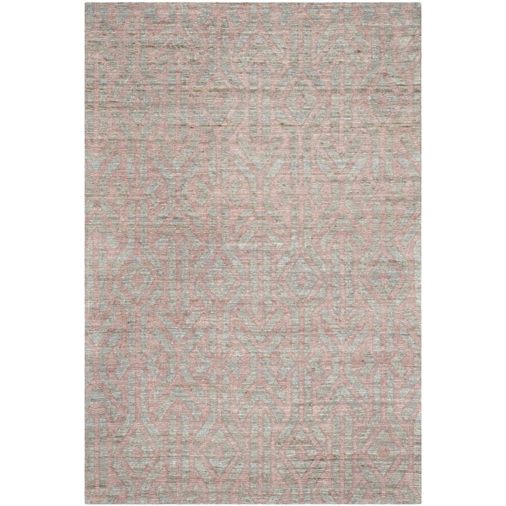 SAFAVIEH Cape Cod CAP414A Handwoven Blue / Rust Rug Image 4