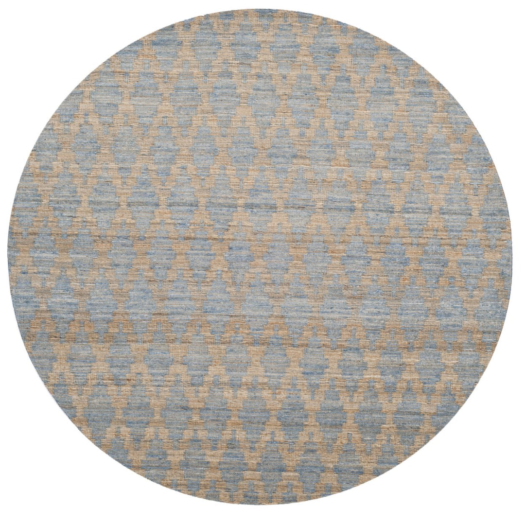 SAFAVIEH Cape Cod CAP413A Handwoven Light Blue /Gold Rug Image 4