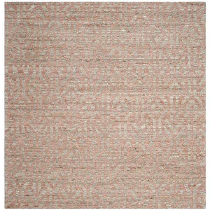 SAFAVIEH Cape Cod CAP414A Handwoven Blue / Rust Rug Image 7