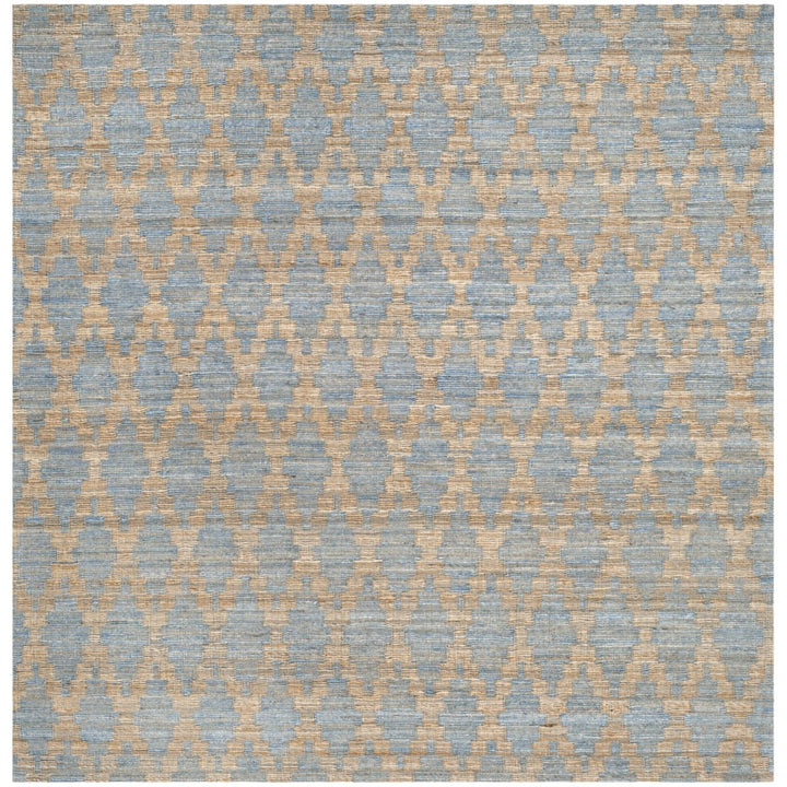 SAFAVIEH Cape Cod CAP413A Handwoven Light Blue /Gold Rug Image 6