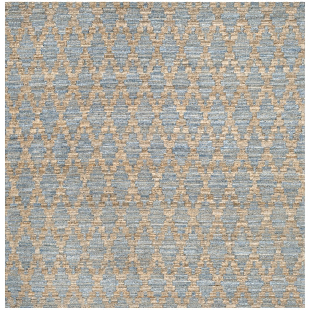 SAFAVIEH Cape Cod CAP413A Handwoven Light Blue /Gold Rug Image 1