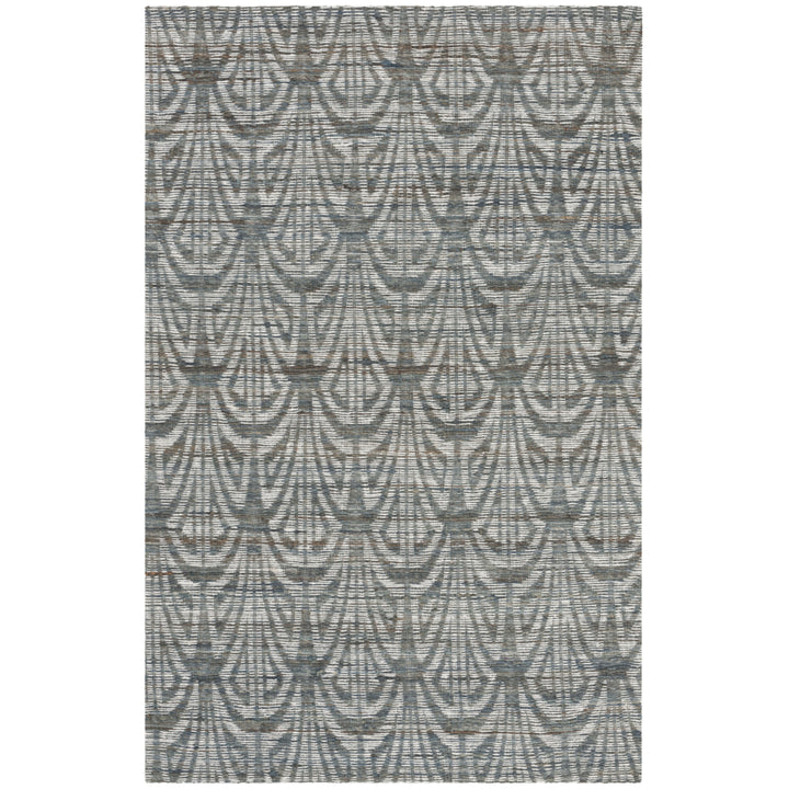 SAFAVIEH Cape Cod CAP501A Handwoven Slate / Ivory Rug Image 1