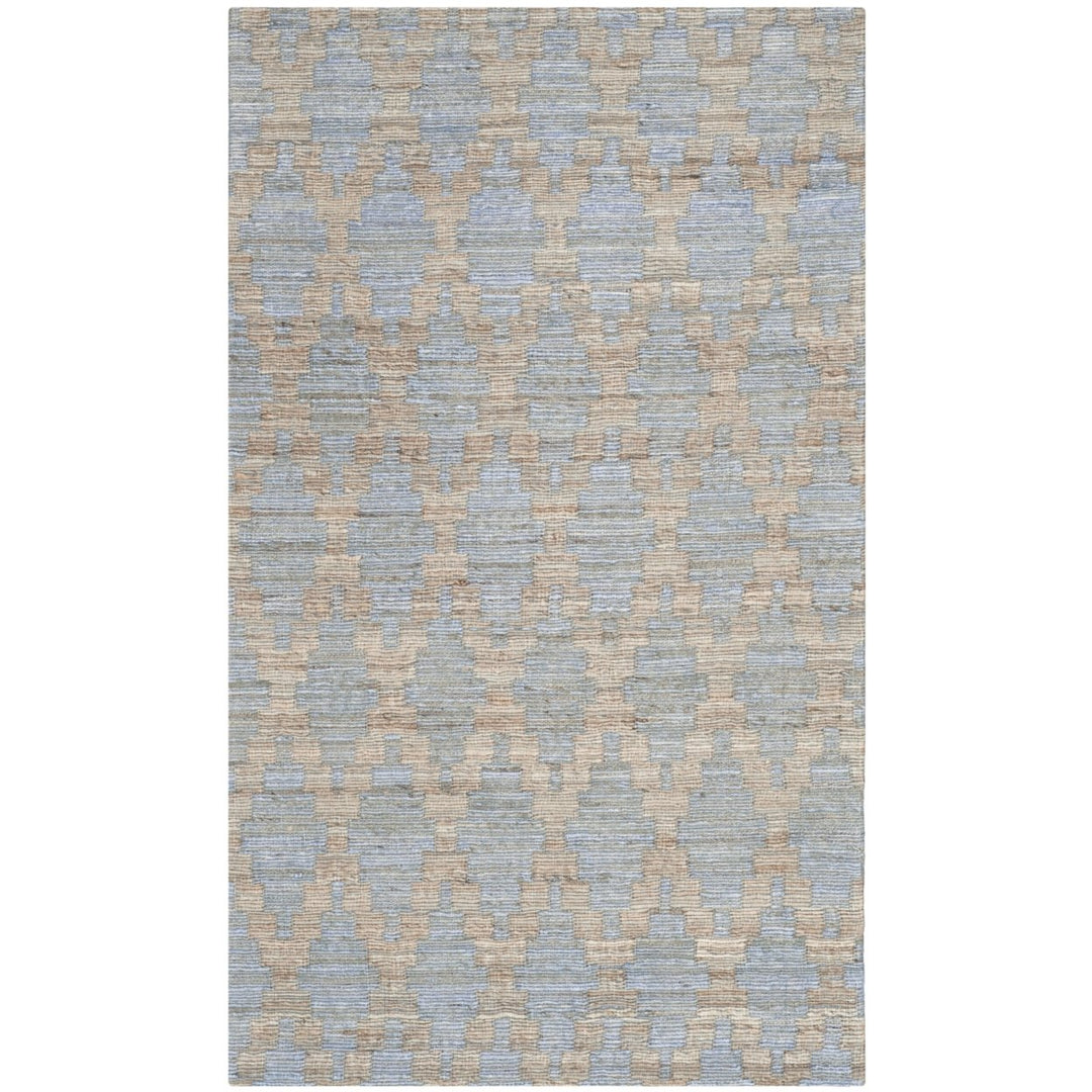 SAFAVIEH Cape Cod CAP413A Handwoven Light Blue /Gold Rug Image 9