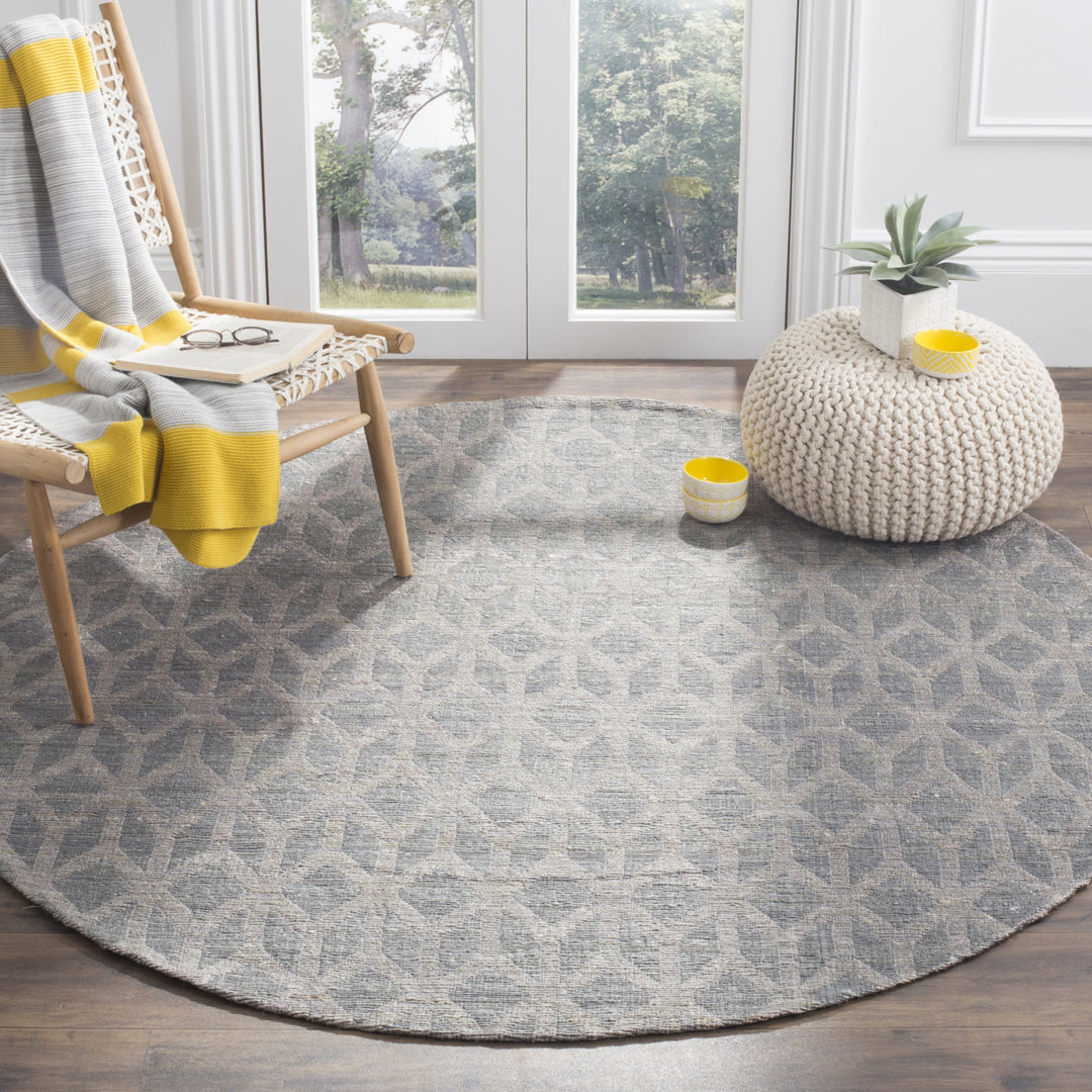 SAFAVIEH Cape Cod CAP415A Handwoven Grey / Gold Rug Image 2