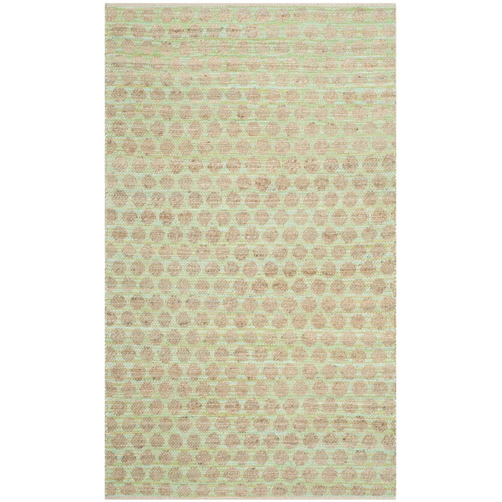 SAFAVIEH Cape Cod CAP820C Handwoven Green / Natural Rug Image 4