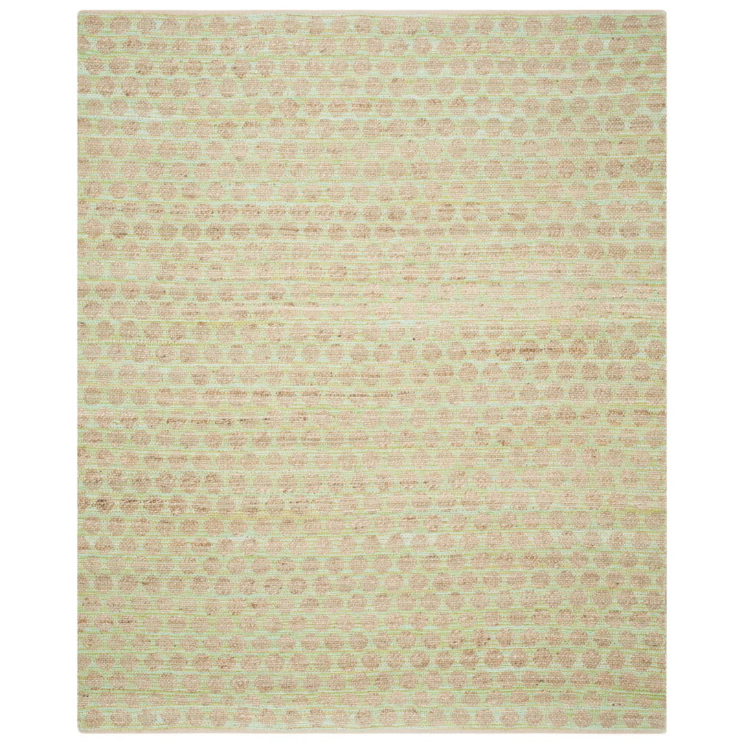 SAFAVIEH Cape Cod CAP820C Handwoven Green / Natural Rug Image 1