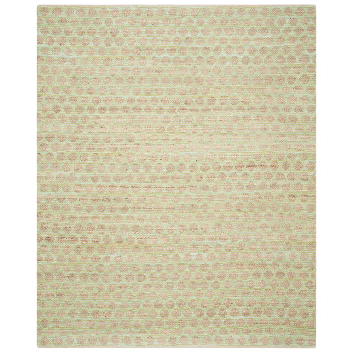 SAFAVIEH Cape Cod CAP820C Handwoven Green / Natural Rug Image 1