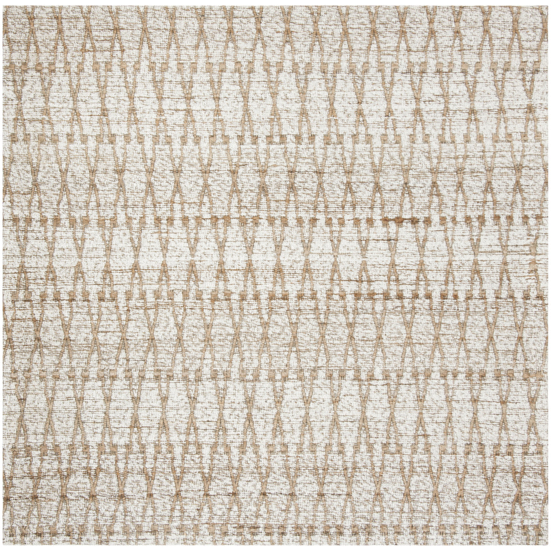 SAFAVIEH Cape Cod CAP502A Handwoven Silver / Natural Rug Image 4