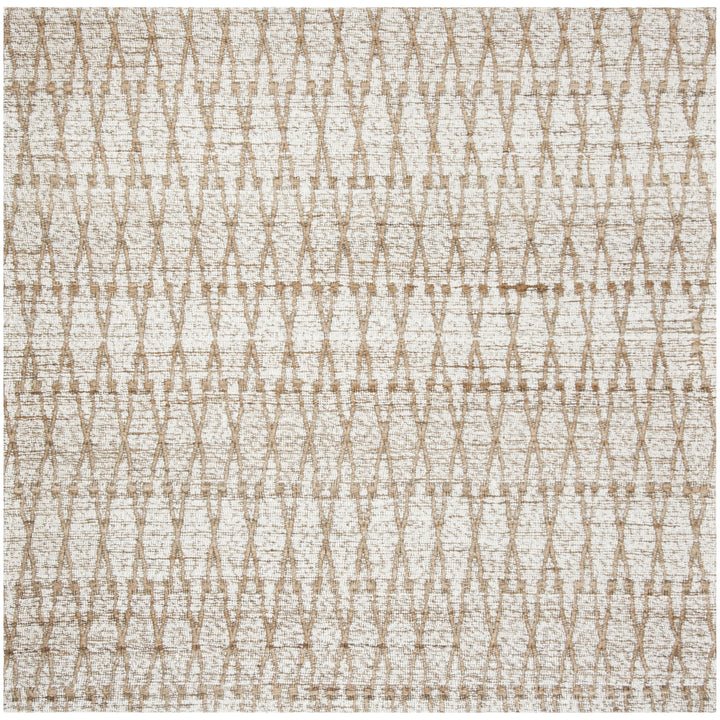 SAFAVIEH Cape Cod CAP502A Handwoven Silver / Natural Rug Image 4