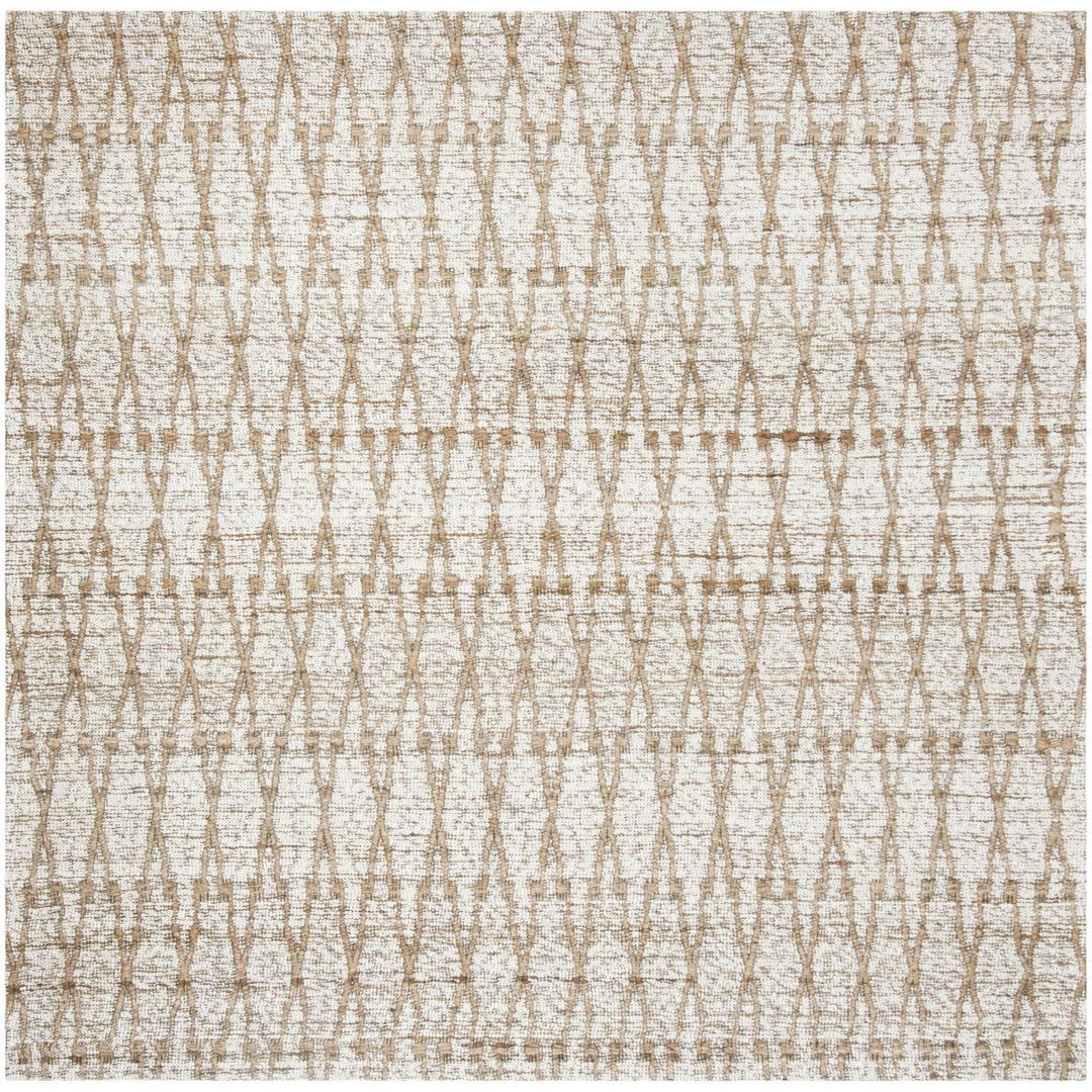 SAFAVIEH Cape Cod CAP502A Handwoven Silver / Natural Rug Image 1