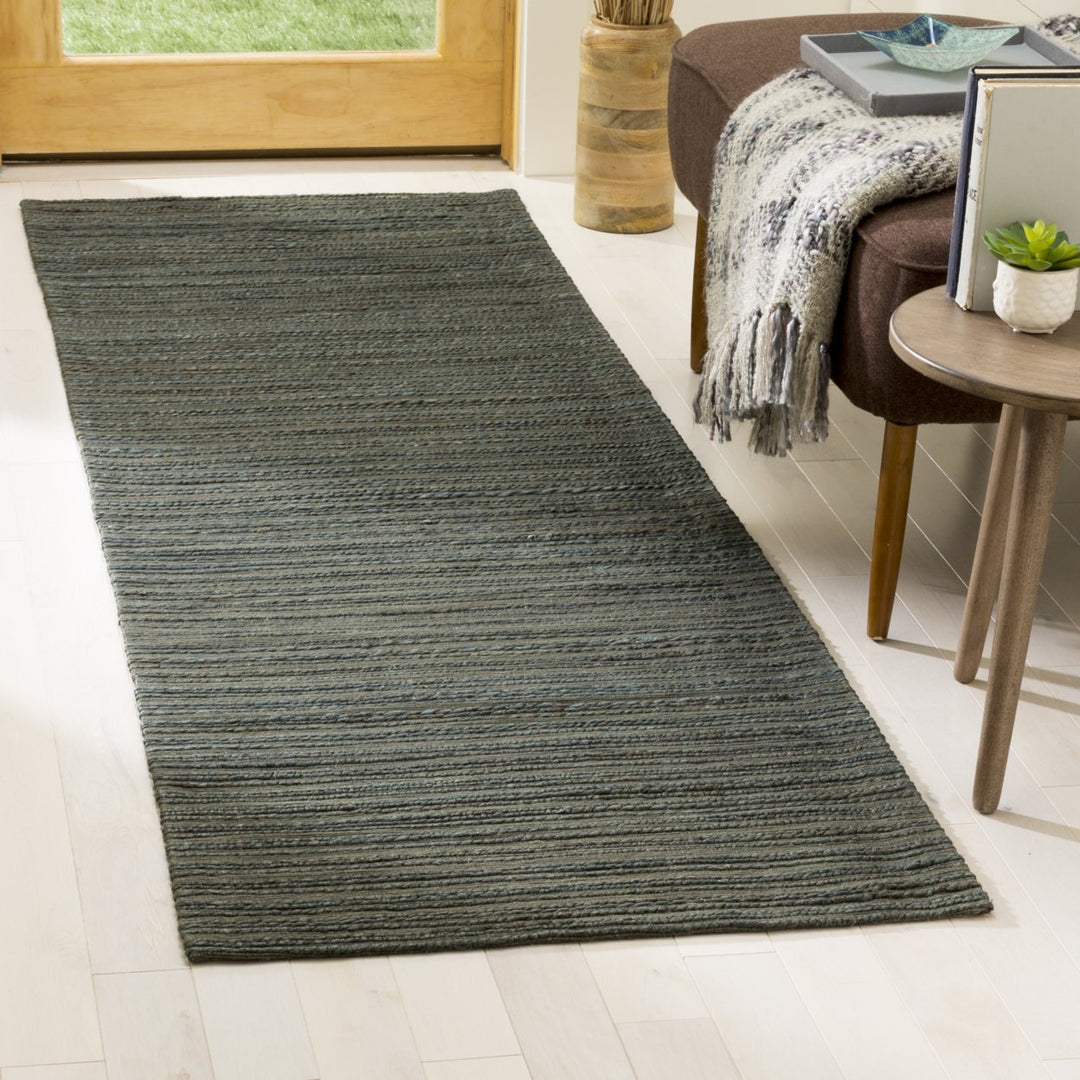 SAFAVIEH Cape Cod CAP504A Handwoven Dark Green Rug Image 2