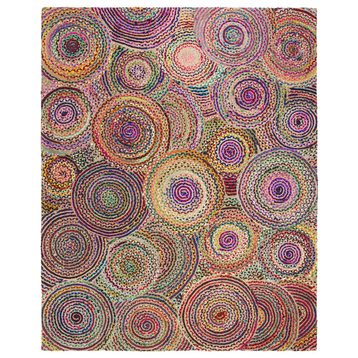 SAFAVIEH Cape Cod CAP604A Handwoven Natural / Multi Rug Image 1