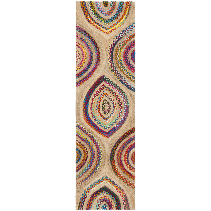 SAFAVIEH Cape Cod CAP605A Handwoven Natural / Multi Rug Image 3