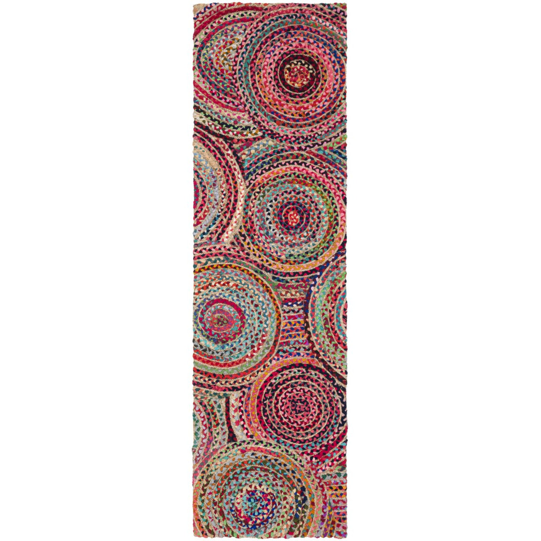 SAFAVIEH Cape Cod CAP604A Handwoven Natural / Multi Rug Image 3