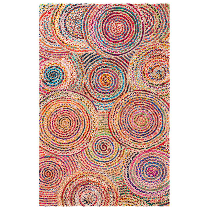 SAFAVIEH Cape Cod CAP604A Handwoven Natural / Multi Rug Image 9